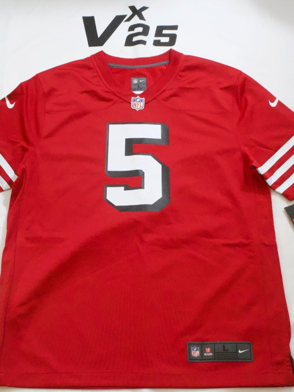 New Men's Nike Mike Evans 49ers Red Alternate Jersey Size Large
